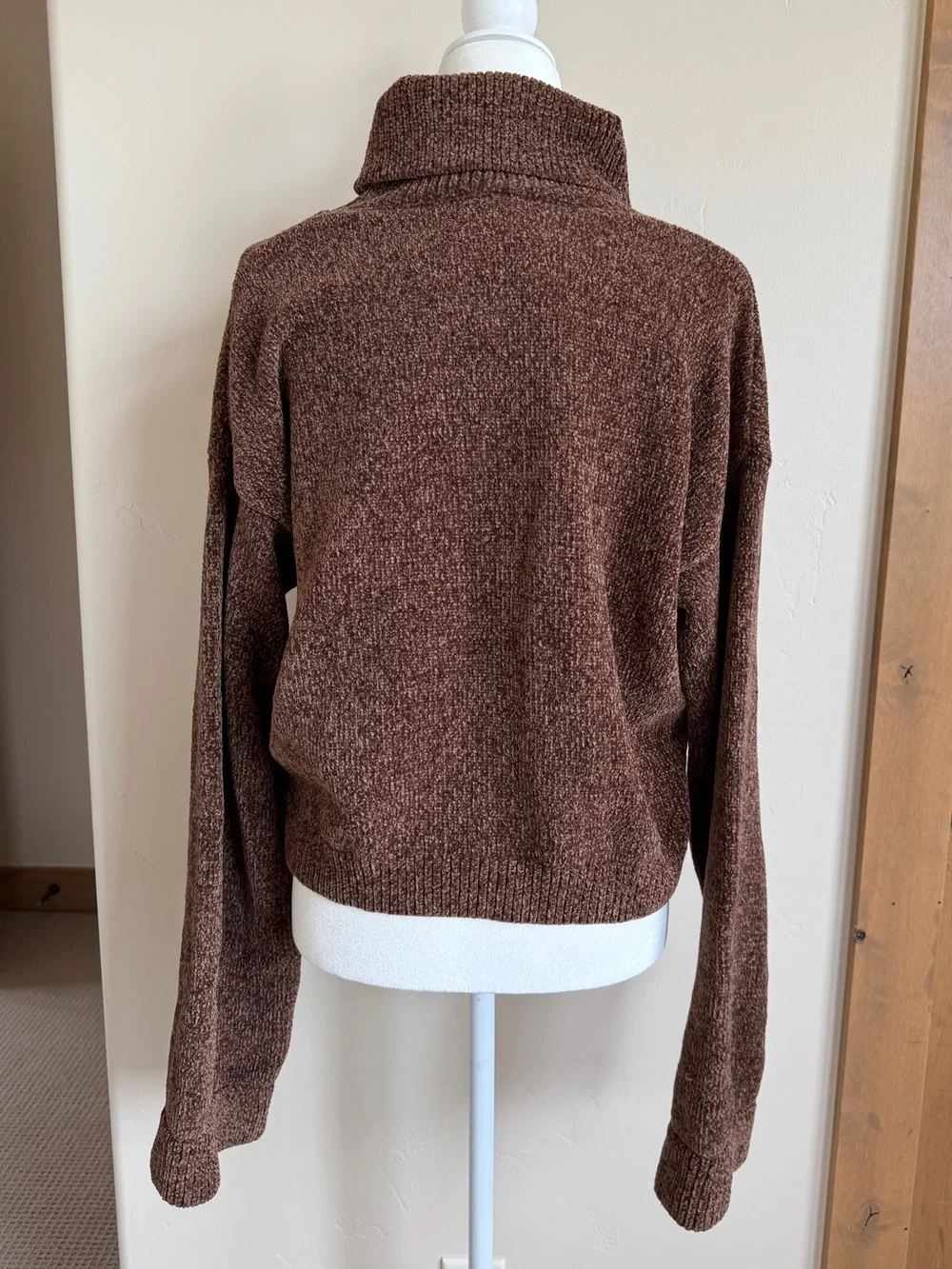 Re Ona Chocolate Brown Slouchy Sweater | Size M